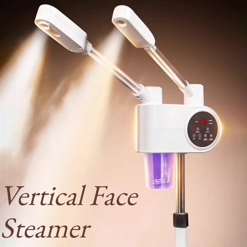 Face Steamer - Vaporizador Facial Vertical con Pulverizador Frío