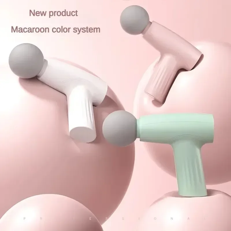 Massage Gun - Mini pistola de masaje muscular rosa,