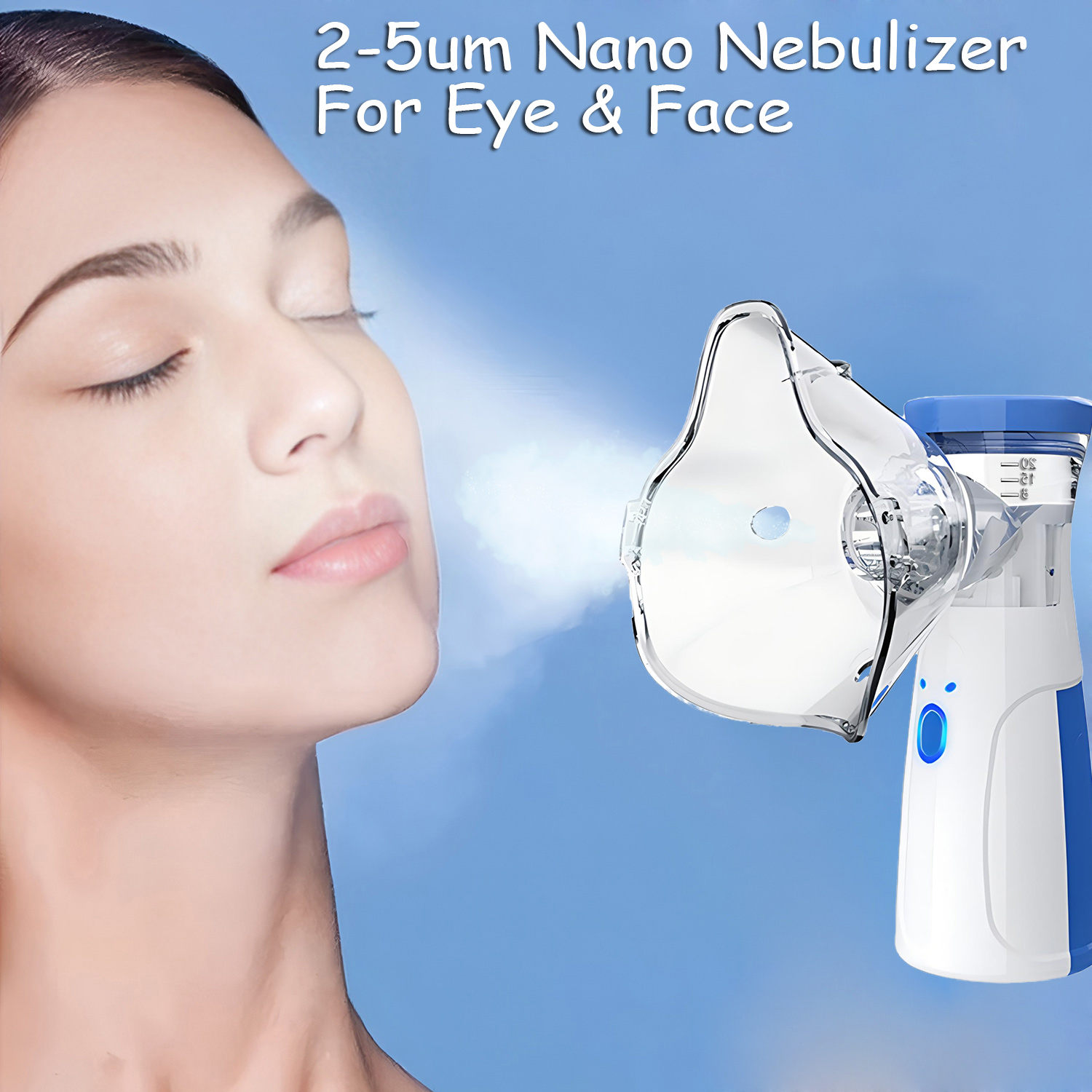 Face Steamer - Mini Vaporizador Facial Silencioso, Nebulizador de