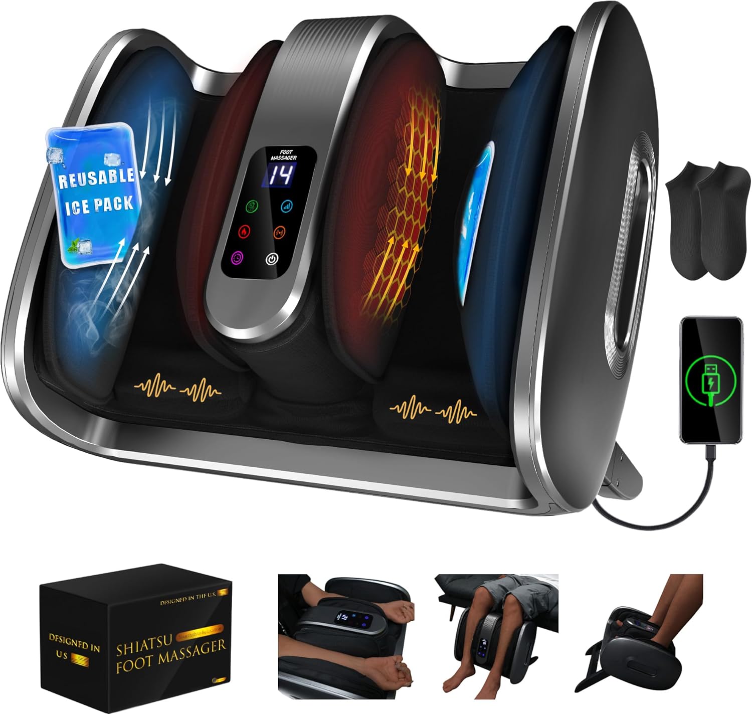 R Uso en el hogar Masajeador d - Foot Spa reseña y precio