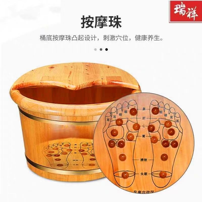 Cubo de madera de cedro para r - Foot Spa reseña y precio