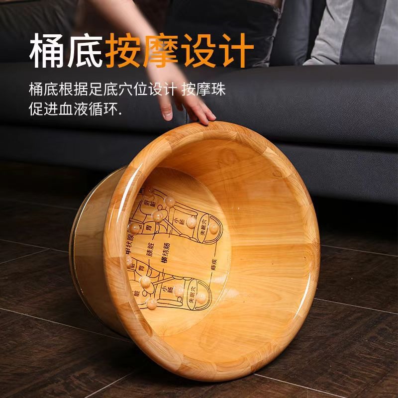 Cubo de madera de cedro para r - Foot Spa reseña y precio