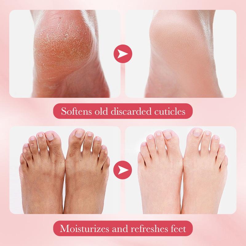 1 par de mascarillas para pies - Foot Spa reseña y precio