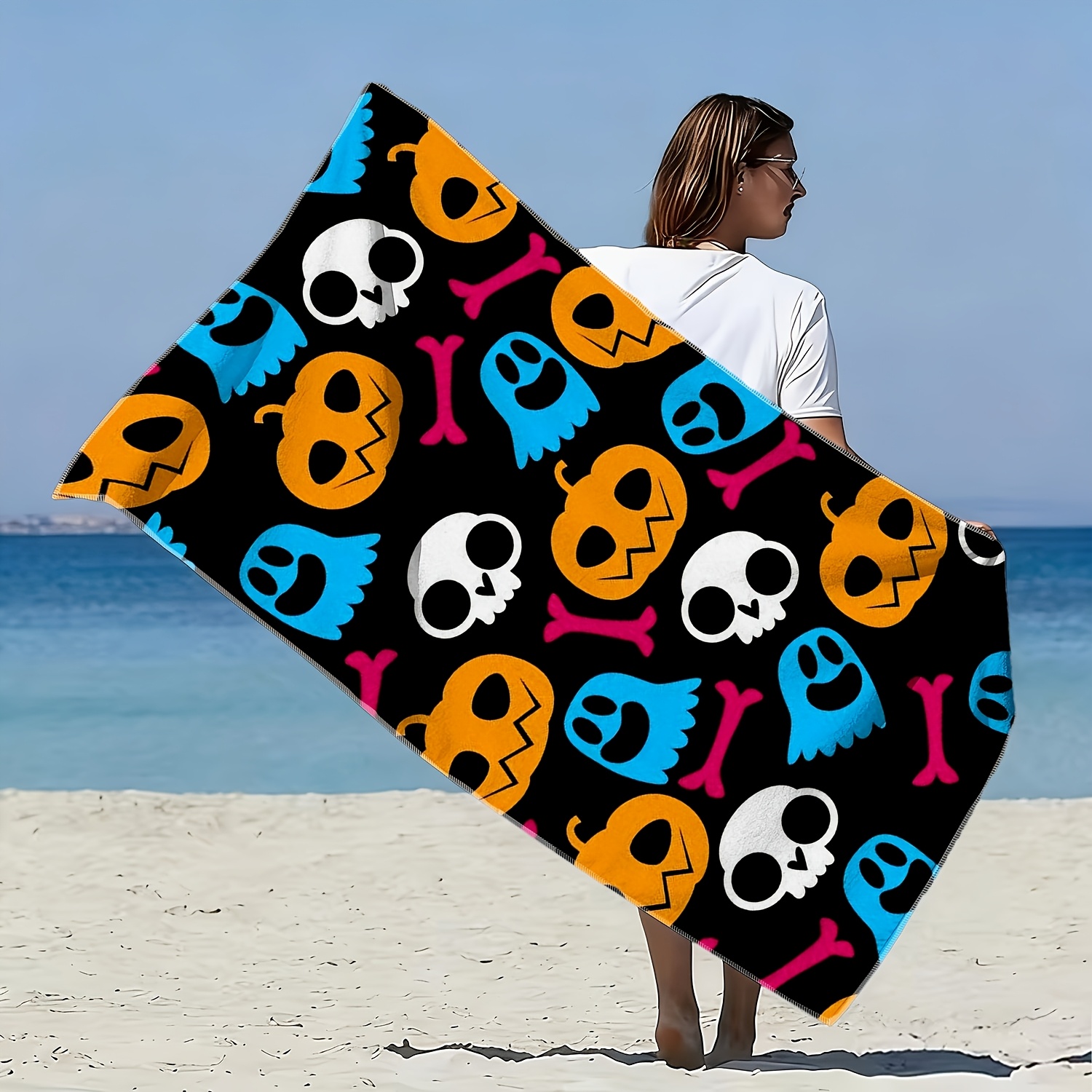1 toalla de playa con estampad - Spa Towel reseña y precio