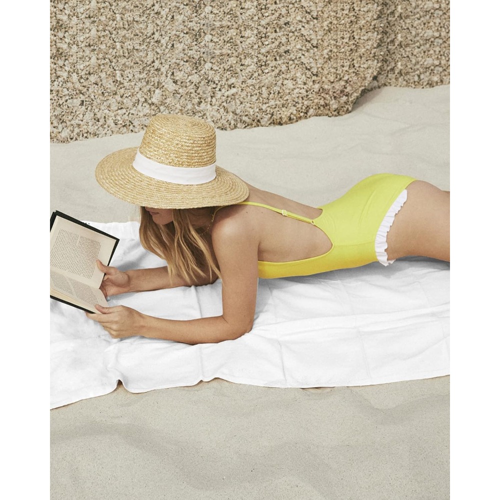 Toalla de playa de color blanc - Spa Towel reseña y precio