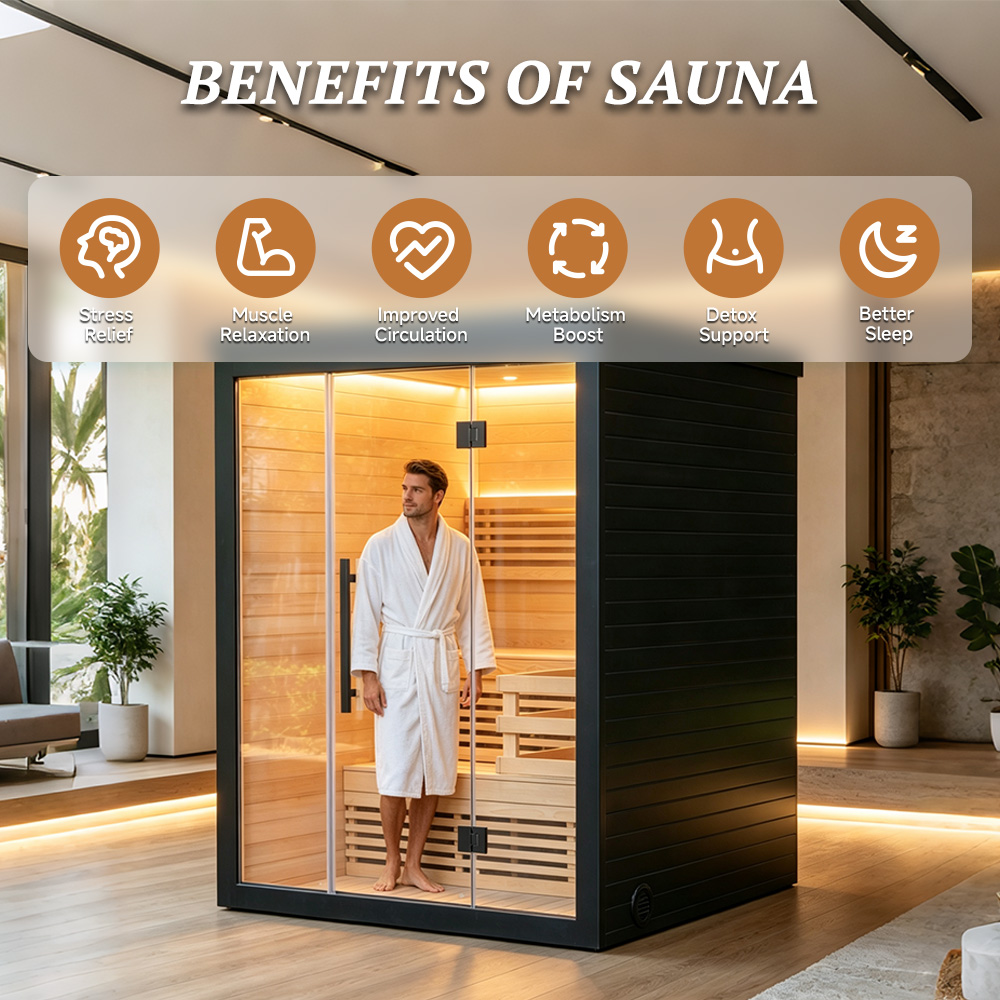 Sauna finlandesa de interior p - Spa Wellness Gym reseña y precio