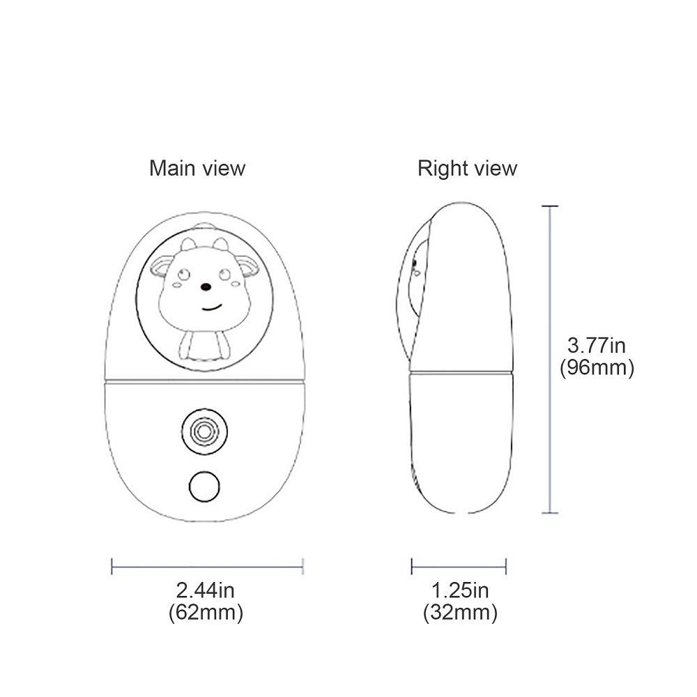 Mini humidificador facial de d - Face Steamer reseña y precio