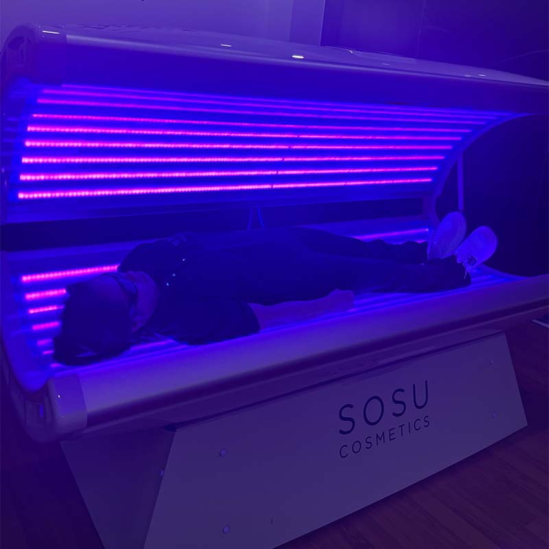 Cabina de Bronceado Acrílica – - Spa Wellness Gym reseña y precio