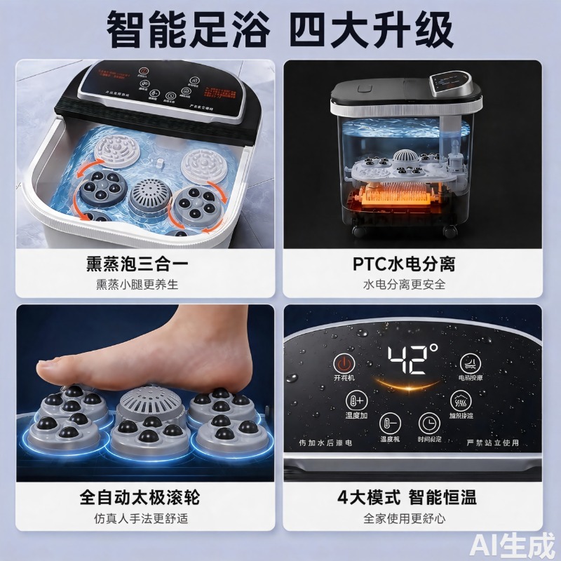 Bañera Eléctrica para Pies, co - Foot Spa reseña y precio
