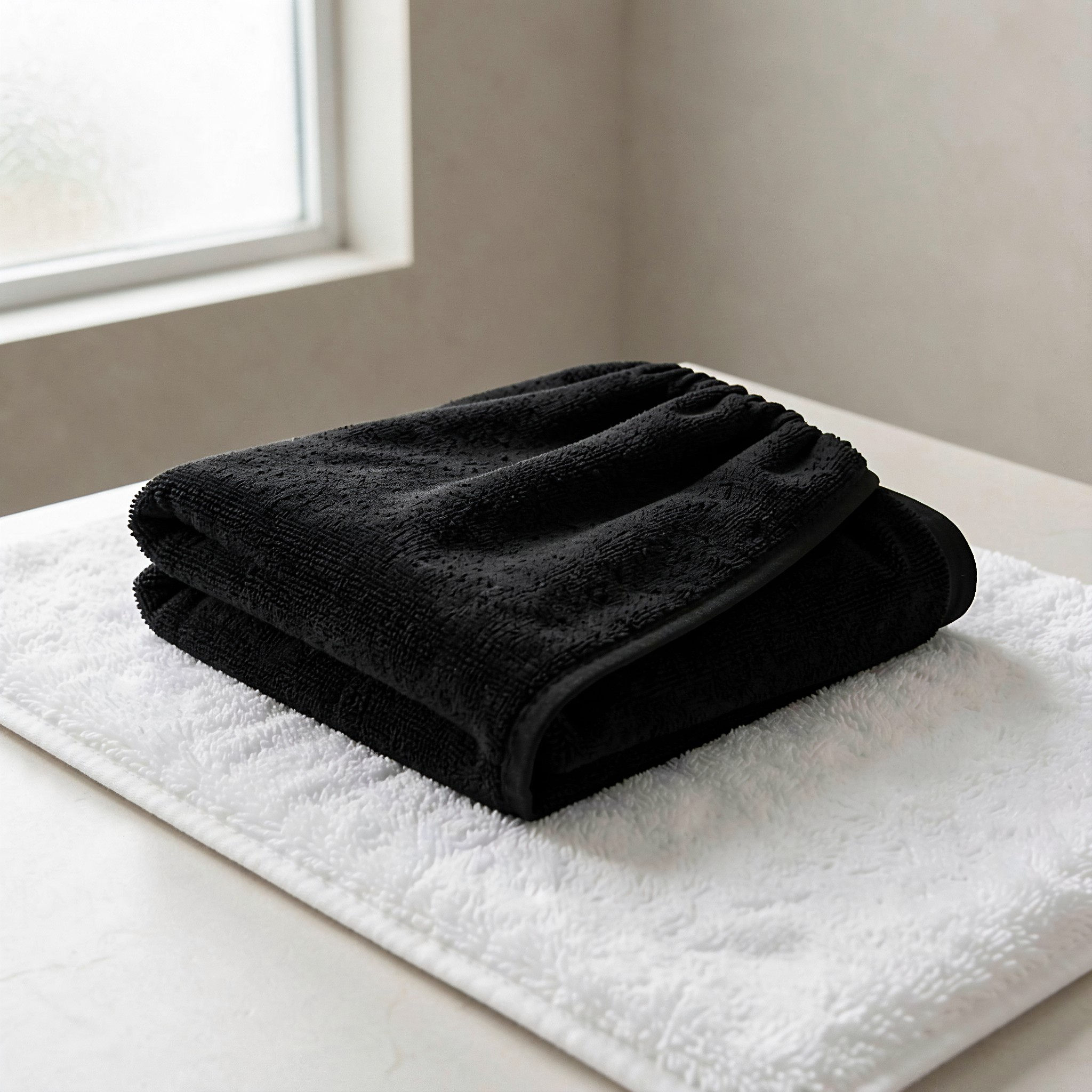 Toalla de Mano Negra de Algodó - Spa Towel reseña y precio