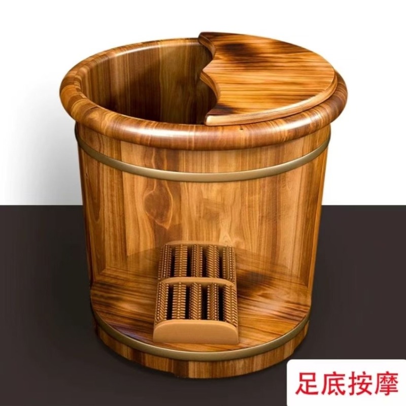 Cubo de madera para remojar lo - Foot Spa reseña y precio