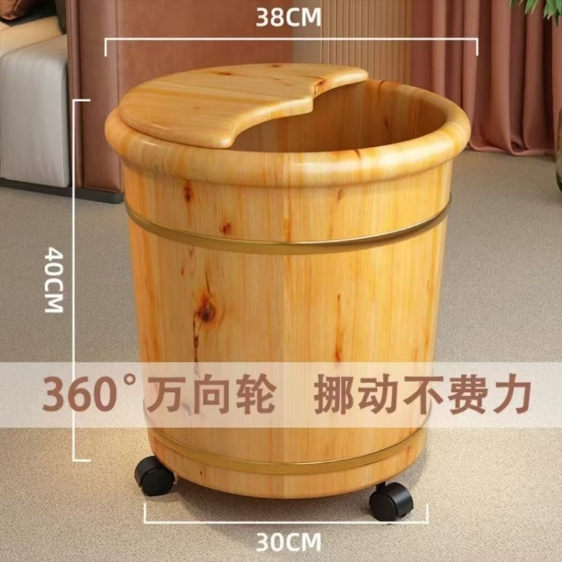 Cubo de madera para remojar lo - Foot Spa reseña y precio