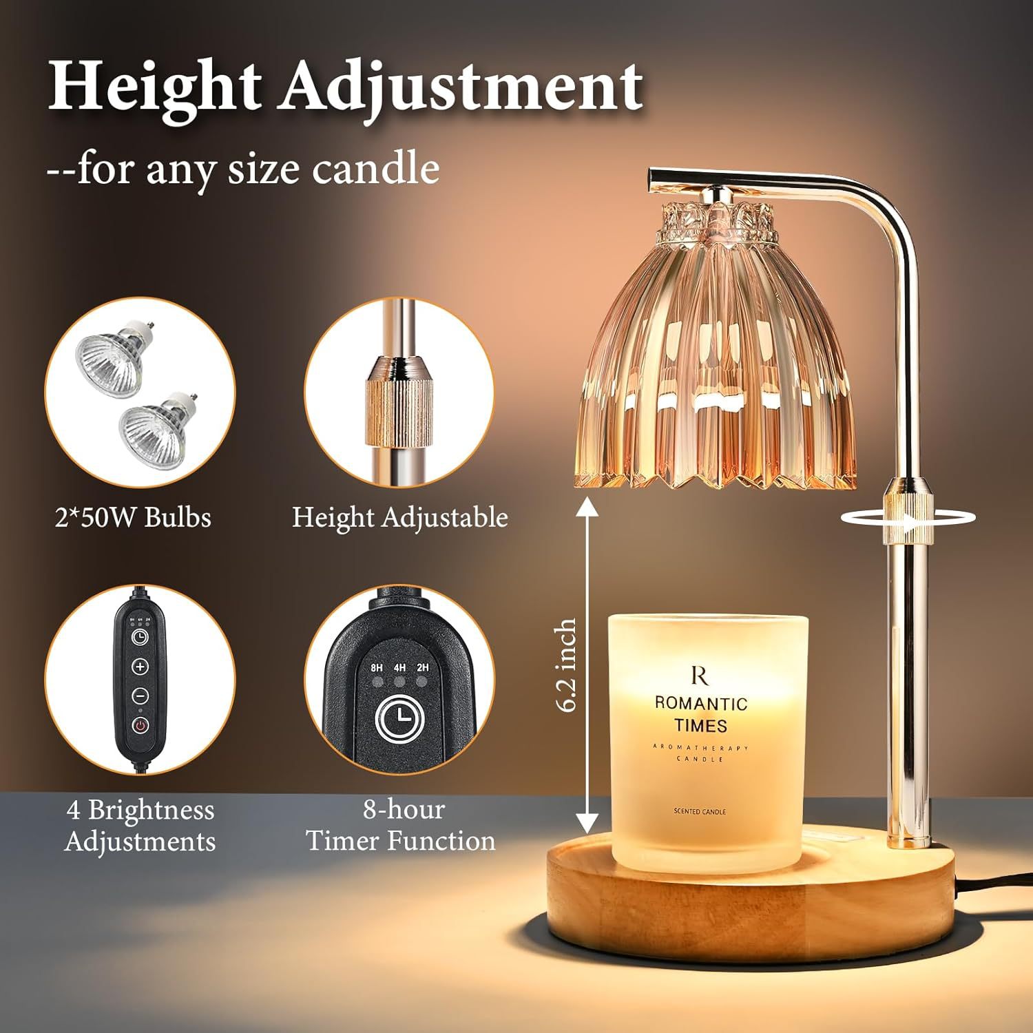 Lámpara Calentadora de Cera Ar - Wax Warmer reseña y precio
