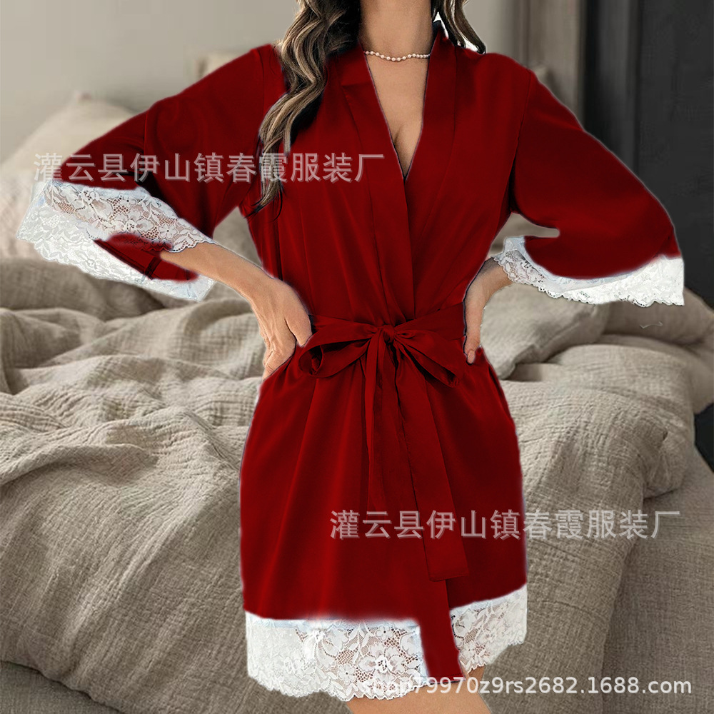 Batas de novia europeas y amer - Bathrobe reseña y precio