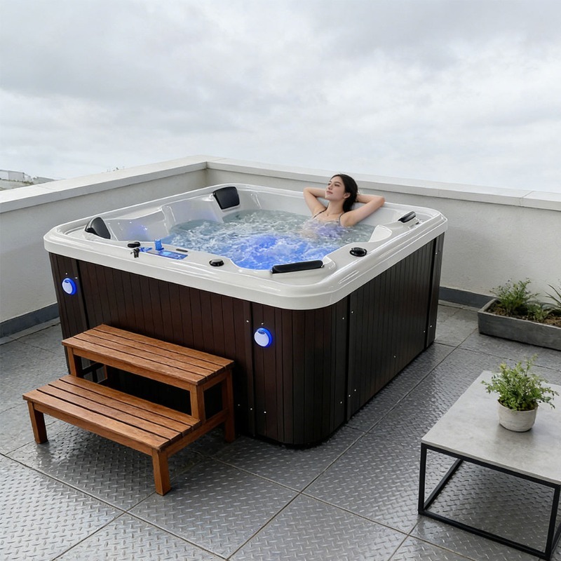 Bañera de Hidromasaje Acrílica - Spa Massager reseña y precio
