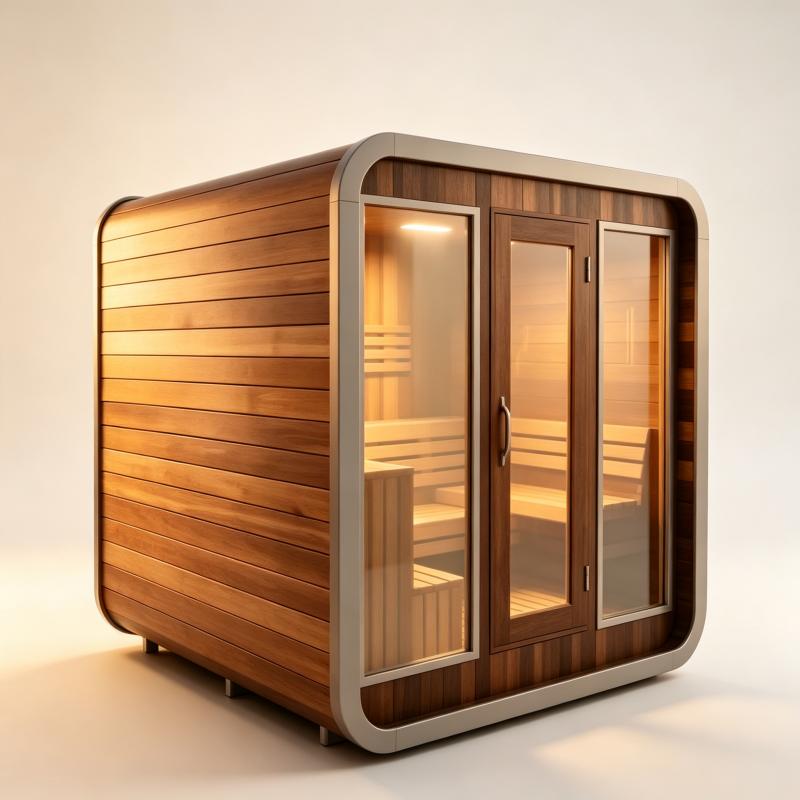 Cabina de Sauna de Madera Maci - Spa Wellness Gym reseña y precio