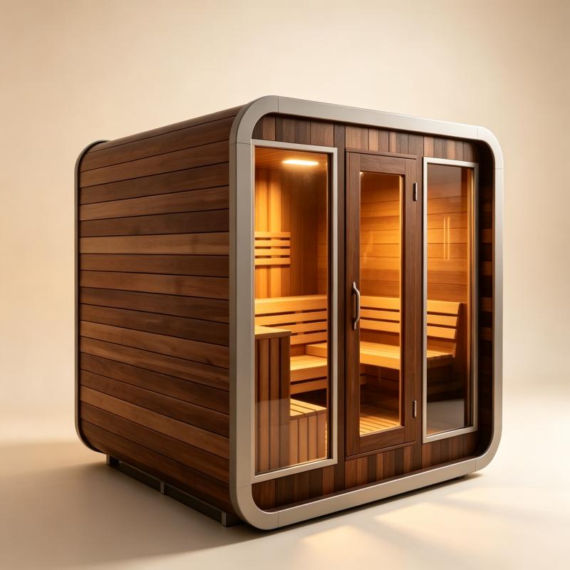 Cabina de Sauna de Madera Maci - Spa Wellness Gym reseña y precio