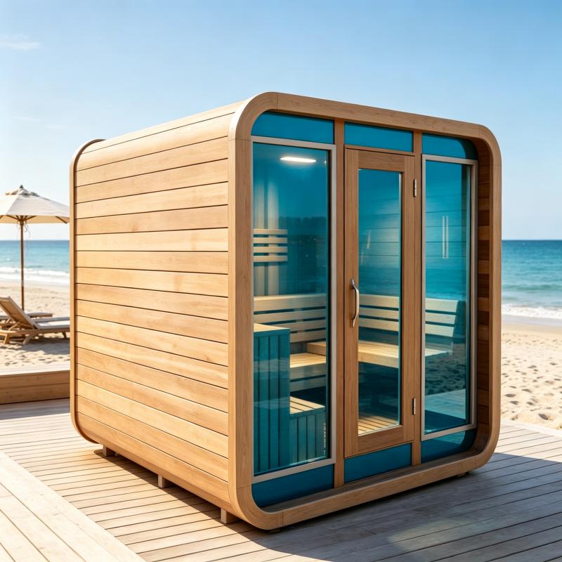 Cabina de Sauna de Madera Maci - Spa Wellness Gym reseña y precio