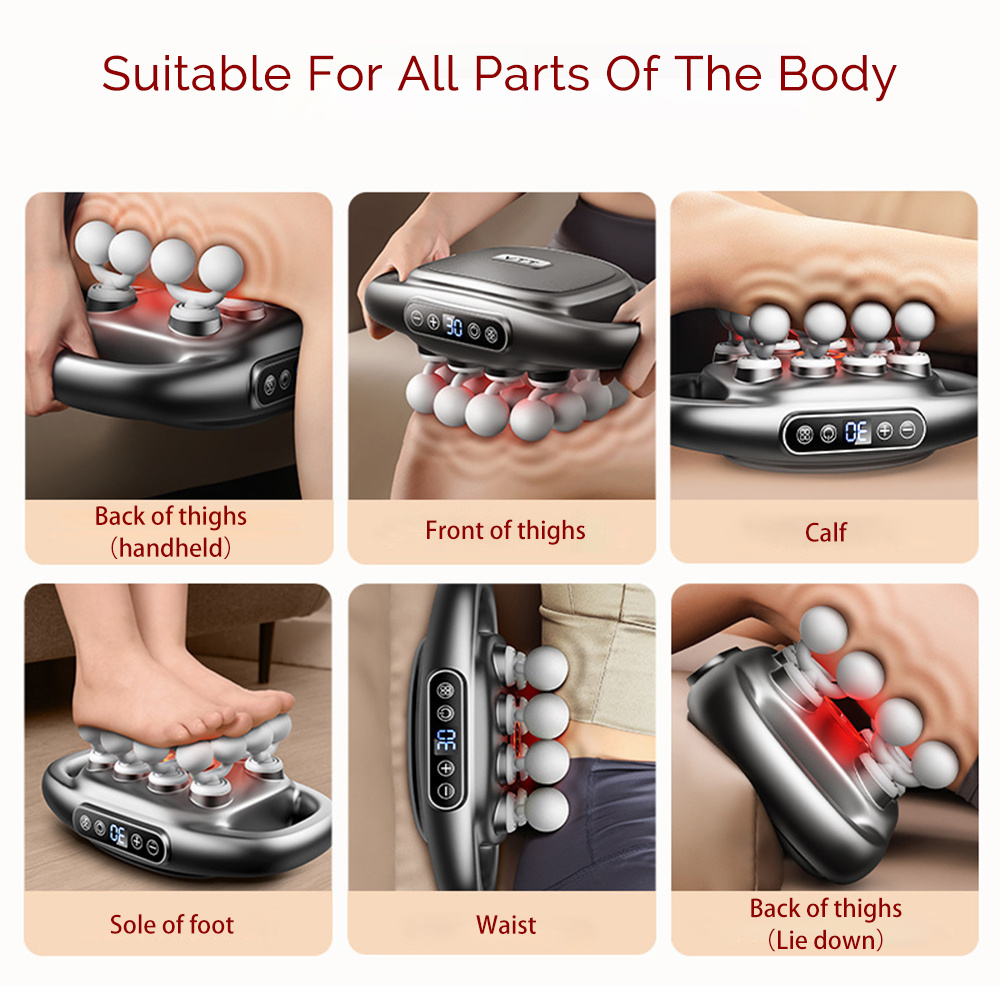 Pistola de Fascia de 16 cabeza - Massage Gun reseña y precio