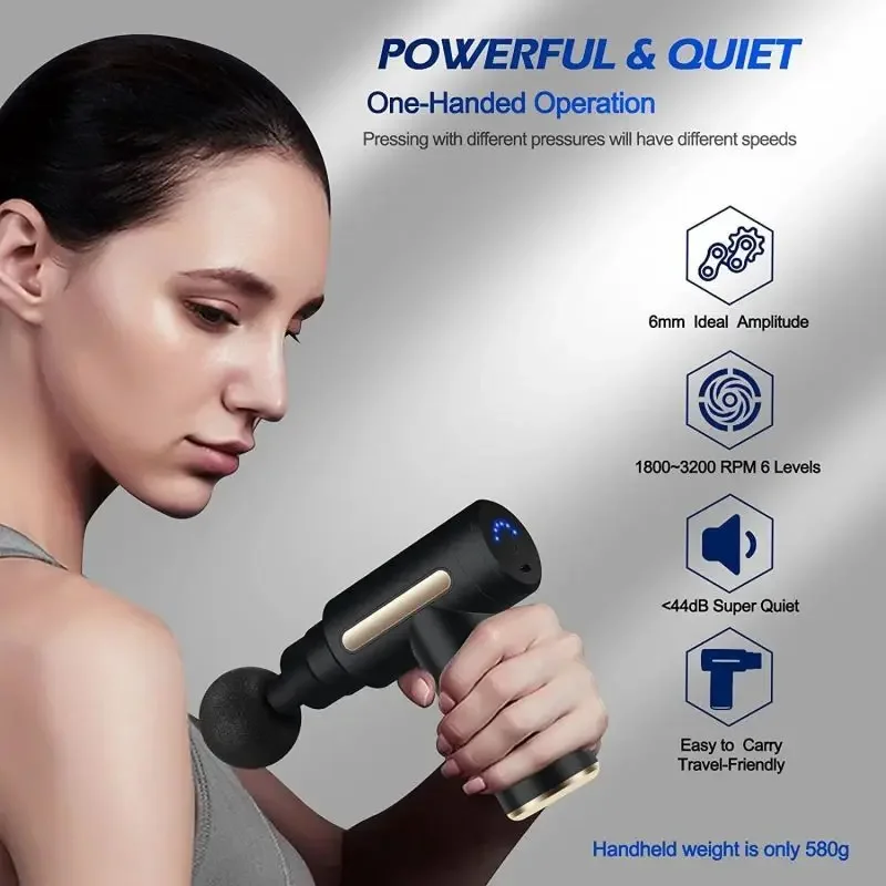 Pistola de masaje fascial port - Massage Gun reseña y precio