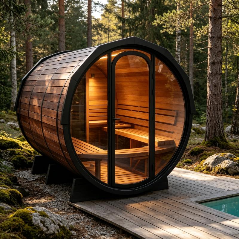 Cabina de Sauna Premium de Mad - Spa Wellness Gym reseña y precio