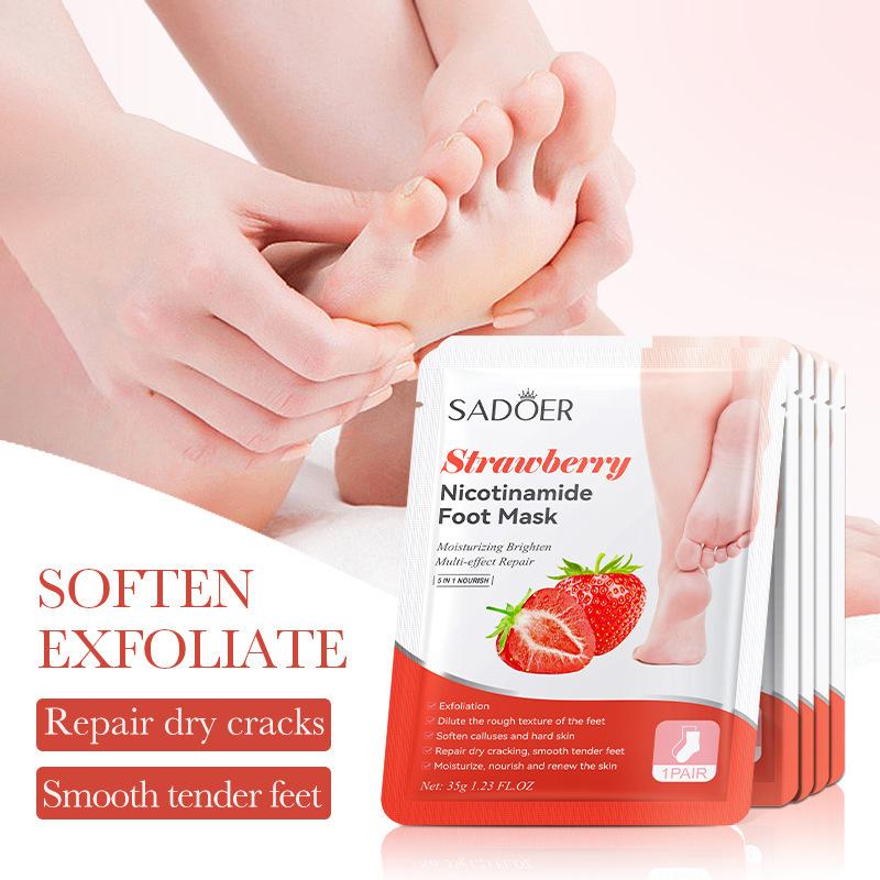 1 par de mascarillas para pies - Foot Spa reseña y precio