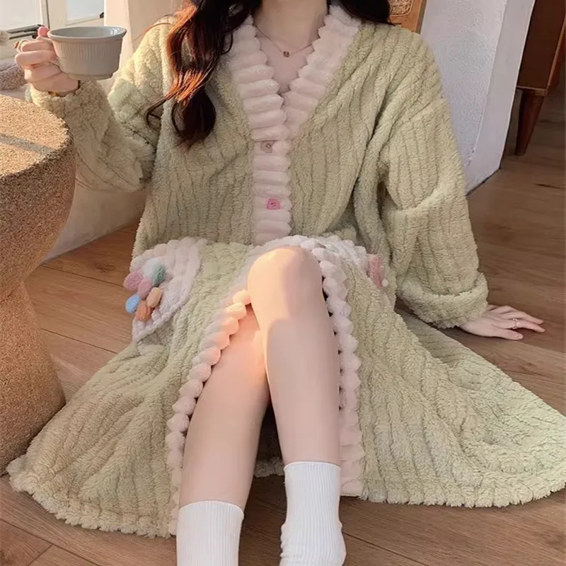 Bata cálida gruesa acolchada p - Bathrobe reseña y precio