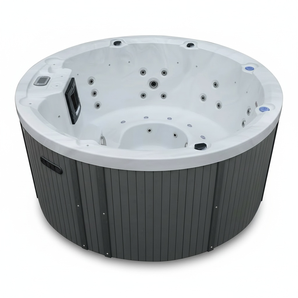 Spa Exterior, Jacuzzi Redondo  - Hot Tub reseña y precio