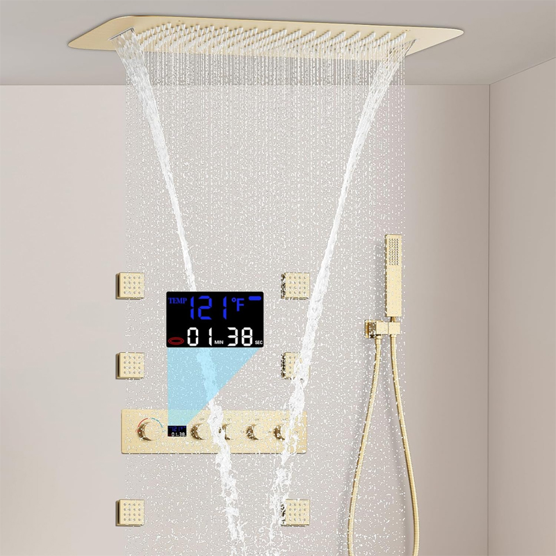 Latón Oro pulido Pantalla digi - Body Brush reseña y precio