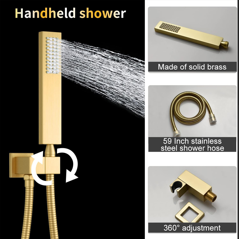Latón Oro pulido Pantalla digi - Body Brush reseña y precio